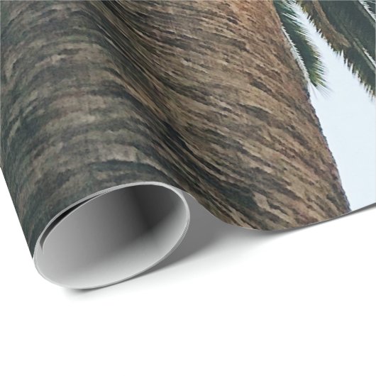 Palmbaumfotografie Geschenkpapier (Rolleneckpunkt)