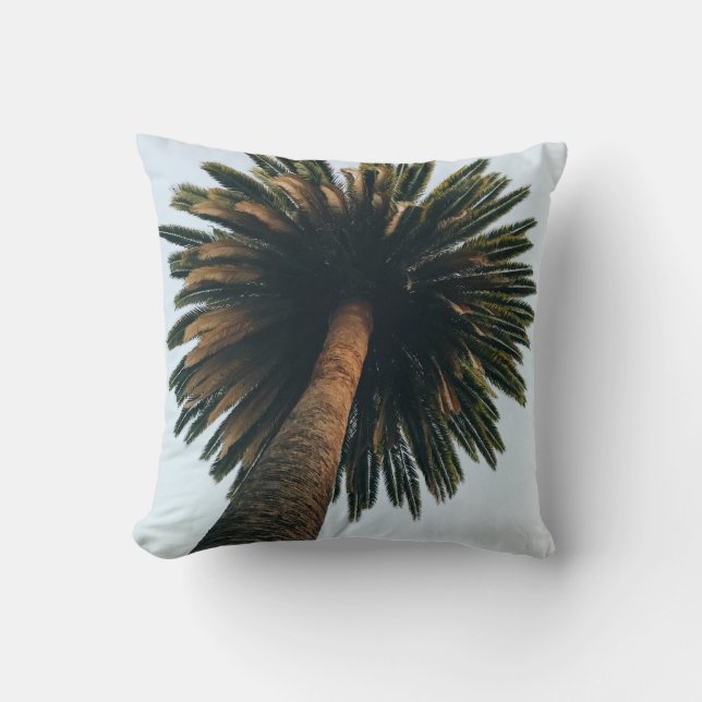Palmbaumfotografie Kissen (Vorderseite)