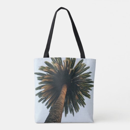 Palmbaumfotografie Tasche (Rückseite)