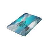 Palmbauminsel Badematte (Schrägansicht)