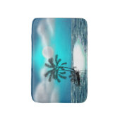 Palmbauminsel Badematte (Vorderseite Vertikal)