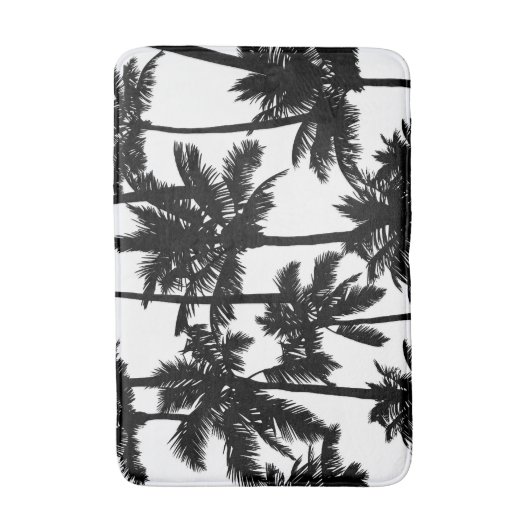 Palmbaummuster Badematte (Vorderseite Vertikal)