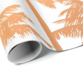 Palmbaummuster Geschenkpapier (Rolleneckpunkt)