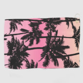 Palmbaummuster Golfhandtuch (Horizontal)