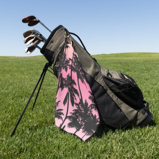 Palmbaummuster Golfhandtuch (Gras)