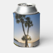 Palmbaumschere Silhouette kann kühler werden Dosenkühler (Kanne Rückseite)