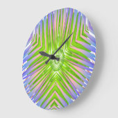 Palmbild für die Acrylwand Große Wanduhr (Winkel)