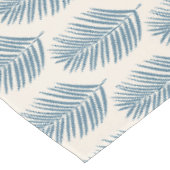 Palmblatt Blau und Creme Tischdecke (Schrägansicht)