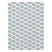 Palmblatt Blau und Creme Tischdecke (Vorderseite)