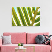 Palmblatt-Foto Leinwanddruck (Insitu (Wohnzimmer))