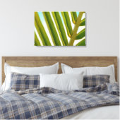 Palmblatt-Foto Leinwanddruck (Insitu (Schlafzimmer))