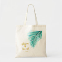 Palmblatt-tropische Hochzeits-Willkommens-Tasche,