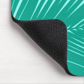 Palmblatt - Türkis und Aqua Mousepad (Ecke)