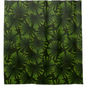Palmblätter Duschvorhang (Vorderseite)