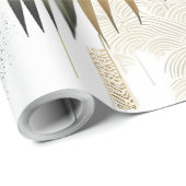 Palmblätter Geschenkpapier (Rolleneckpunkt)