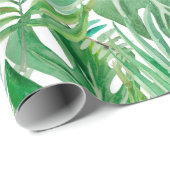 Palmblätter Geschenkpapier (Rolleneckpunkt)