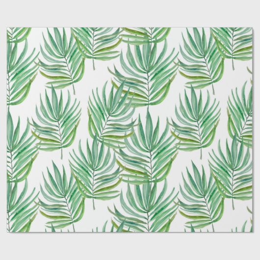 Palmblätter Geschenkpapier (Flach)