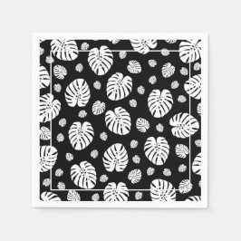 Palmblätter Muster Papiertaschentuch Serviette