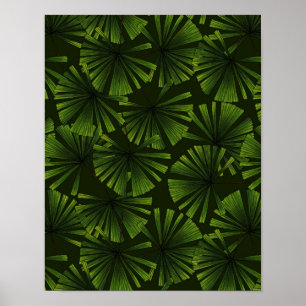 Palmblätter Poster