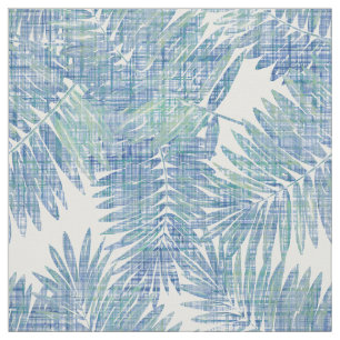 Palmblätter, tropisch, botanisch, bunt stoff