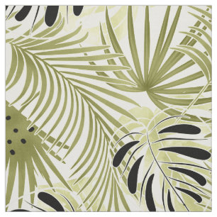 Palmblätter, tropisch, botanisch stoff