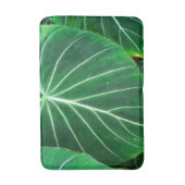 Palmblätterblättern, tropisches Blattwerk, Regenwa Badematte (Vorderseite Vertikal)