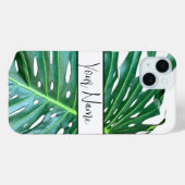 Palmblätterblättern, tropisches Blattwerk, Regenwa Case-Mate iPhone Hülle (Rückseite (Horizontal))