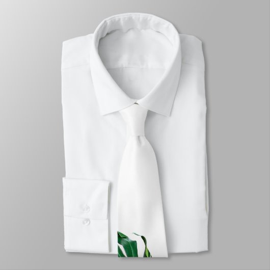 Palmblätterblättern, tropisches Blattwerk, Regenwa Krawatte (Gebunden)