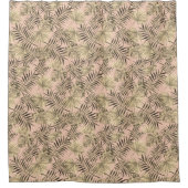 Palmblätterdusch-Duschvorhang Duschvorhang (Vorderseite)