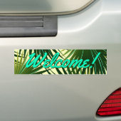 Palmblätterhütte Autoaufkleber (Auf Auto)