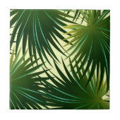 Palmblätterhütte Fliese (Vorderseite)