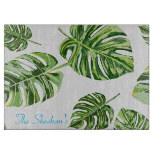 Palmblättermuster Schneidebrett