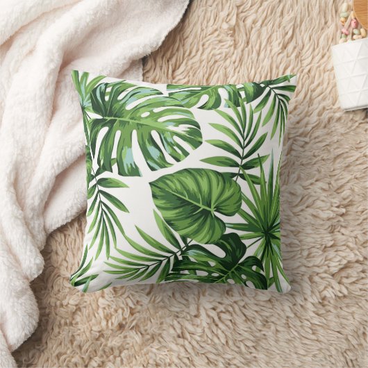 Palmblättern Kissen (Decke)