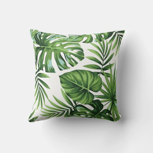 Palmblättern Kissen (Rückseite)