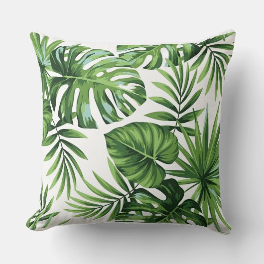 Palmblättern Kissen (Vorderseite)