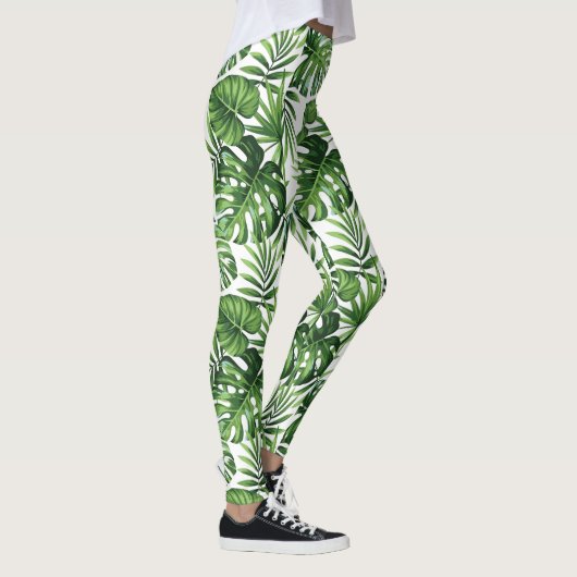 Palmblättern Leggings (Rechts)