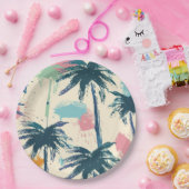 Palmblätterplatte Pappteller (Party)