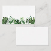 Palmblättrige Platzkarten (Vorne/Hinten)
