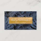 Palmblättrige Schrifttyp der Goldmedaille Visitenkarte (Vorderseite)