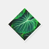 Palmblättriger Regenwald Serviette (Ecke)