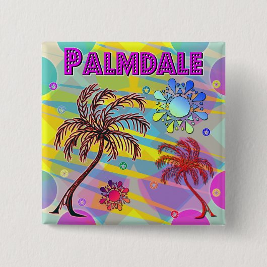 Palmdale Happy and Hope Button (Vorderseite)