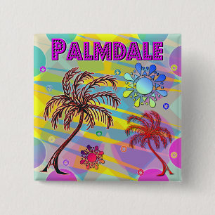 Palmdale Happy and Hope Knopf Button