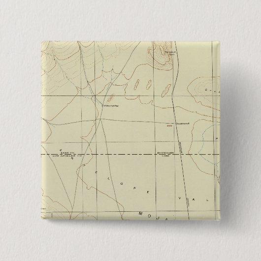 Palmdale Quadrangulation mit San Andreas Rift Button (Vorderseite)