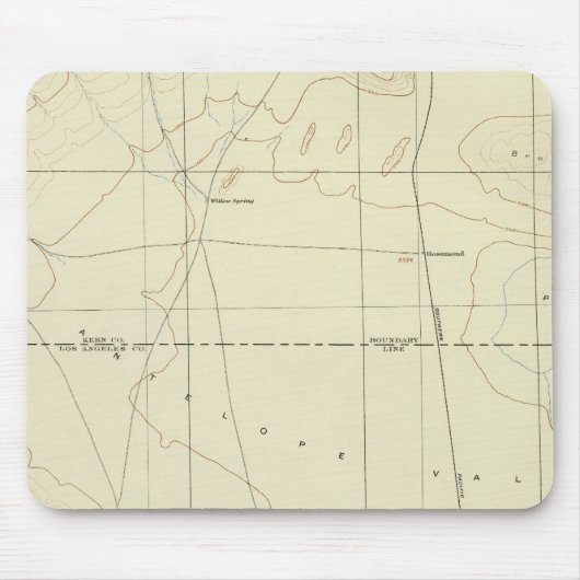 Palmdale Quadrangulation mit San Andreas Rift Mousepad (Vorne)