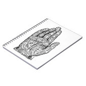 Palmdiagramm Notizblock (Linke Seite)