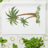 Palme-Amerikaner MoJo Geschirrtuch (Gefaltet)