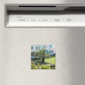 Palme an Oceanside CA Magnet (In Situ (Geschirrspüler))