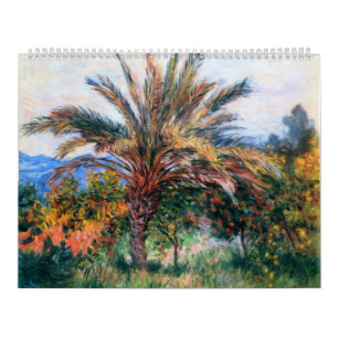 Palme bei Bordighera - Claude Monet Kalender