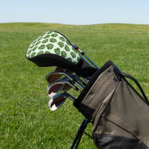 Palme-Blätter, Grüne Blätter, tropisches Muster Golf Headcover