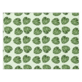 Palme-Blätter, Grüne Blätter, tropisches Muster Tischdecke (Vorderseite (Horizontal))